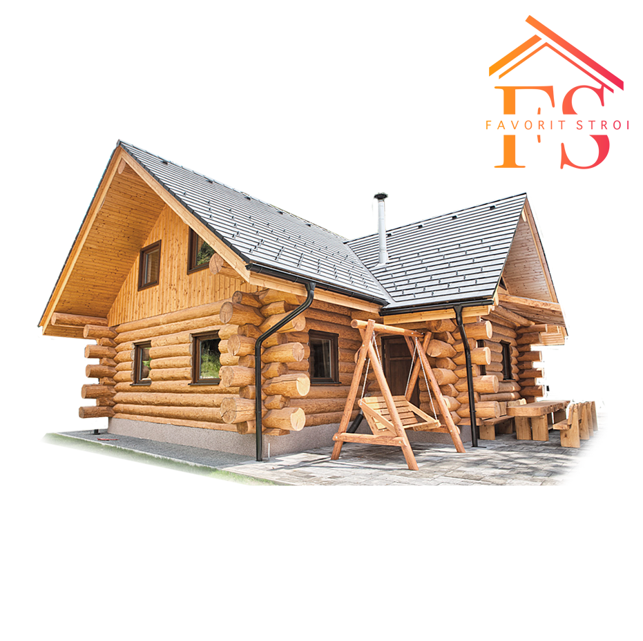 Бревенчатые дома в Талдоме.