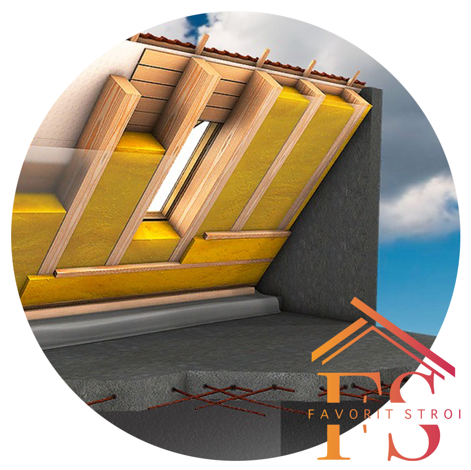 Изоляция крыши в Талдоме.