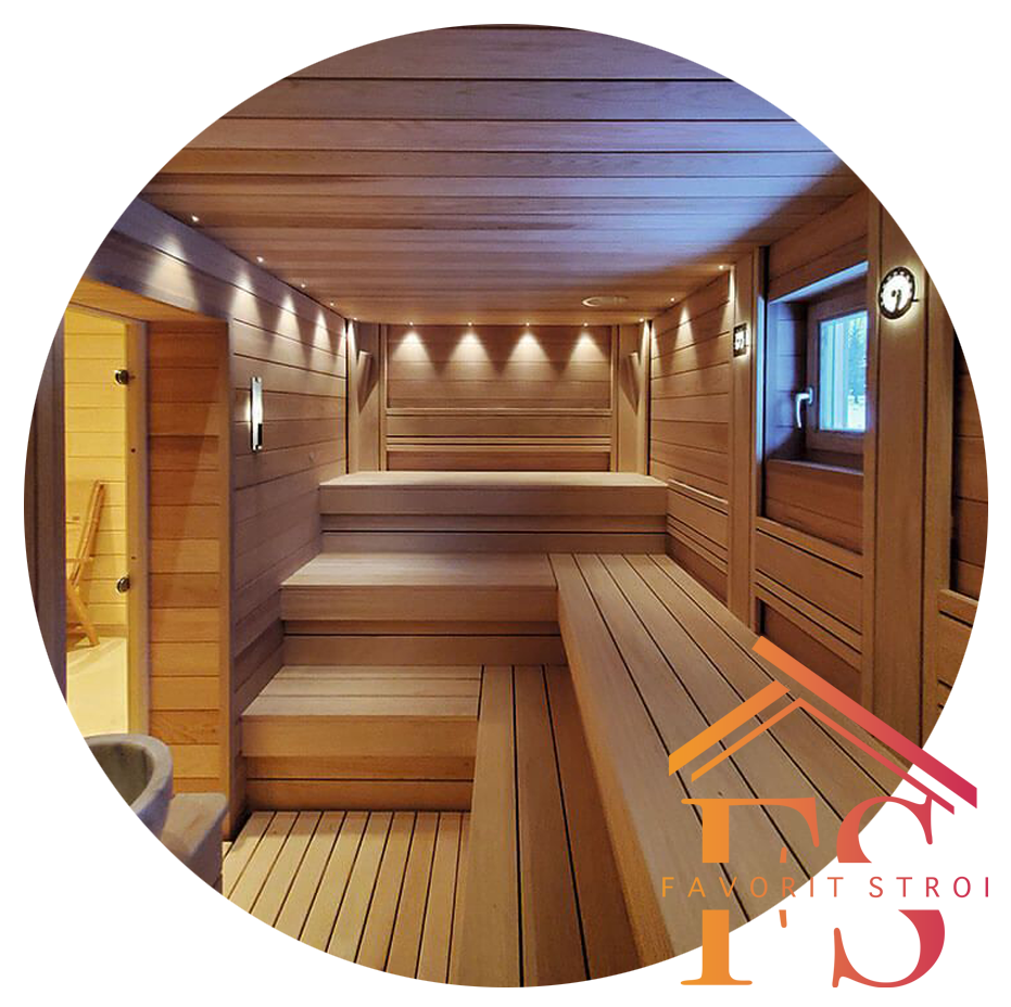 Этапы строительства каркасных бань в Талдоме.