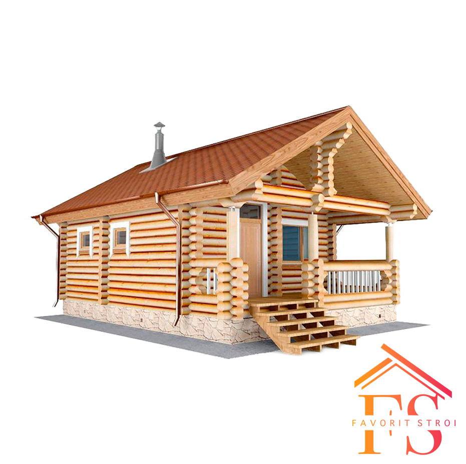 Строительство бани из бревна в Талдоме.